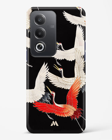 Furisode With A Myriad Of Flying Cranes Hard Case Phone Cover (Oppo)