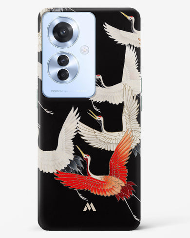 Furisode With A Myriad Of Flying Cranes Hard Case Phone Cover (Oppo)