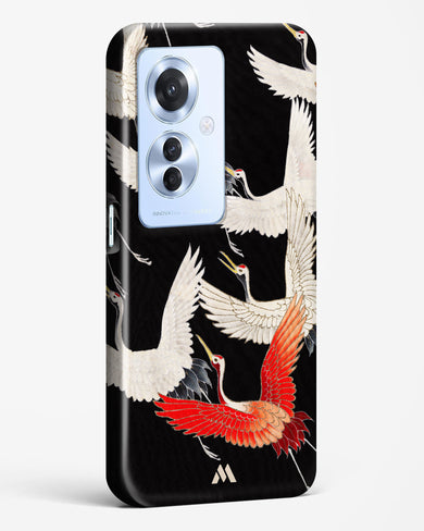 Furisode With A Myriad Of Flying Cranes Hard Case Phone Cover (Oppo)