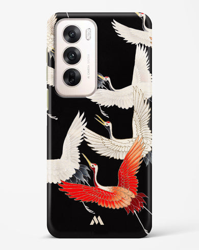 Furisode With A Myriad Of Flying Cranes Hard Case Phone Cover (Oppo)