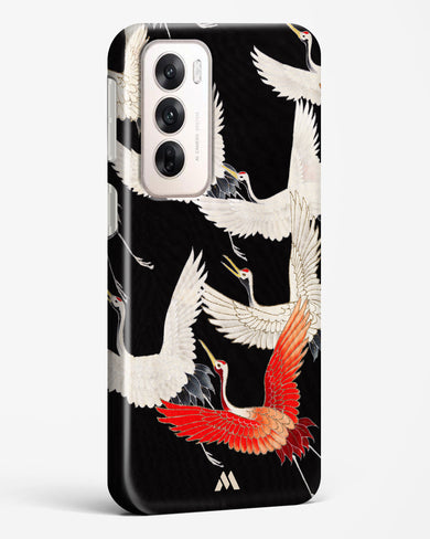 Furisode With A Myriad Of Flying Cranes Hard Case Phone Cover (Oppo)