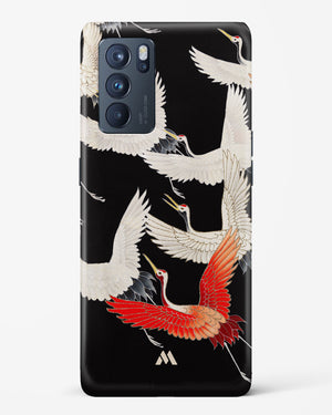 Furisode With A Myriad Of Flying Cranes Hard Case Phone Cover (Oppo)