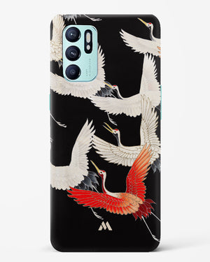 Furisode With A Myriad Of Flying Cranes Hard Case Phone Cover-(Oppo)