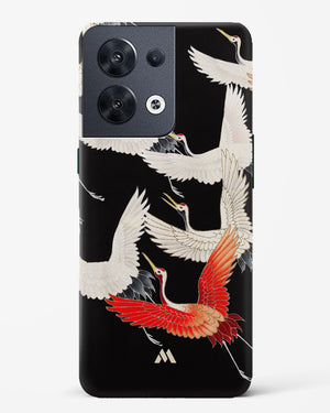 Furisode With A Myriad Of Flying Cranes Hard Case Phone Cover-(Oppo)