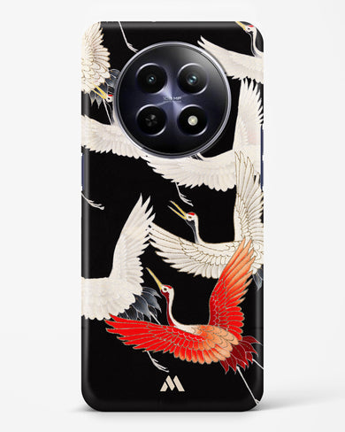 Furisode With A Myriad Of Flying Cranes Hard Case Phone Cover (Realme)