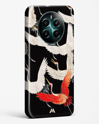 Furisode With A Myriad Of Flying Cranes Hard Case Phone Cover (Realme)
