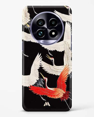 Furisode With A Myriad Of Flying Cranes Hard Case Phone Cover (Realme)