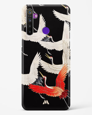 Furisode With A Myriad Of Flying Cranes Hard Case Phone Cover-(Realme)