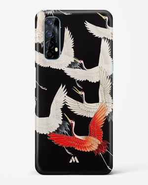 Furisode With A Myriad Of Flying Cranes Hard Case Phone Cover-(Realme)