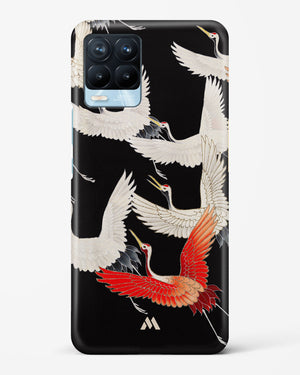 Furisode With A Myriad Of Flying Cranes Hard Case Phone Cover (Realme)