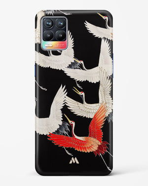 Furisode With A Myriad Of Flying Cranes Hard Case Phone Cover (Realme)