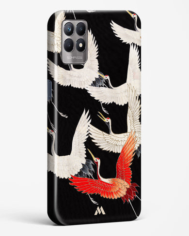 Furisode With A Myriad Of Flying Cranes Hard Case Phone Cover-(Realme)