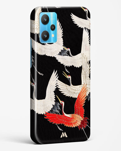 Furisode With A Myriad Of Flying Cranes Hard Case Phone Cover (Realme)