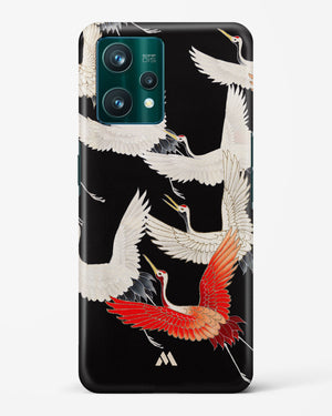 Furisode With A Myriad Of Flying Cranes Hard Case Phone Cover-(Realme)