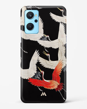 Furisode With A Myriad Of Flying Cranes Hard Case Phone Cover-(Realme)