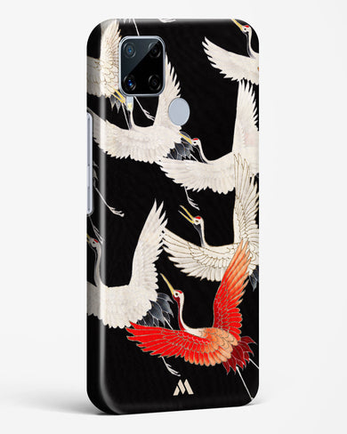 Furisode With A Myriad Of Flying Cranes Hard Case Phone Cover-(Realme)