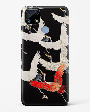 Furisode With A Myriad Of Flying Cranes Hard Case Phone Cover-(Realme)