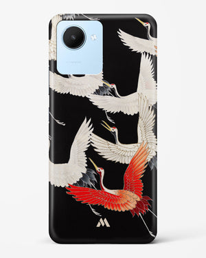 Furisode With A Myriad Of Flying Cranes Hard Case Phone Cover-(Realme)