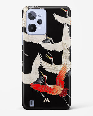 Furisode With A Myriad Of Flying Cranes Hard Case Phone Cover-(Realme)