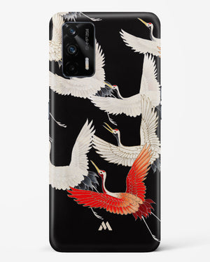Furisode With A Myriad Of Flying Cranes Hard Case Phone Cover-(Realme)