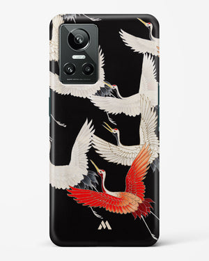 Furisode With A Myriad Of Flying Cranes Hard Case Phone Cover-(Realme)