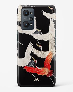 Furisode With A Myriad Of Flying Cranes Hard Case Phone Cover (Realme)