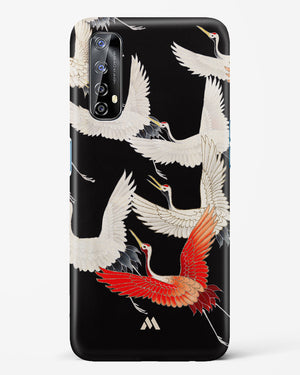 Furisode With A Myriad Of Flying Cranes Hard Case Phone Cover (Realme)
