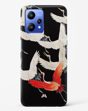 Furisode With A Myriad Of Flying Cranes Hard Case Phone Cover (Realme)