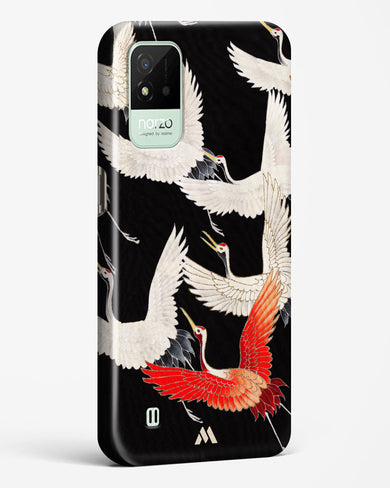 Furisode With A Myriad Of Flying Cranes Hard Case Phone Cover (Realme)