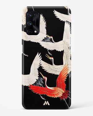 Furisode With A Myriad Of Flying Cranes Hard Case Phone Cover (Realme)