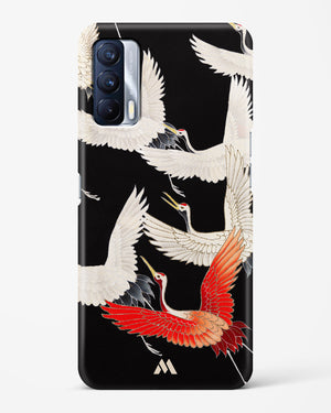 Furisode With A Myriad Of Flying Cranes Hard Case Phone Cover-(Realme)