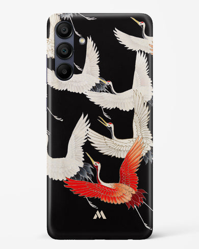 Furisode With A Myriad Of Flying Cranes Hard Case Phone Cover-(Samsung)