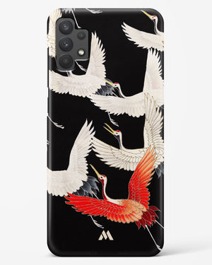 Furisode With A Myriad Of Flying Cranes Hard Case Phone Cover (Samsung)