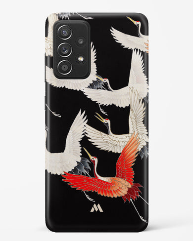 Furisode With A Myriad Of Flying Cranes Hard Case Phone Cover-(Samsung)