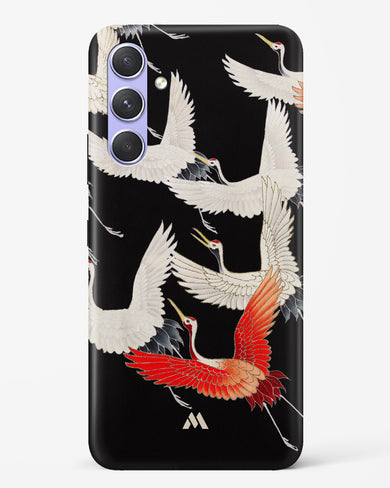 Furisode With A Myriad Of Flying Cranes Hard Case Phone Cover-(Samsung)