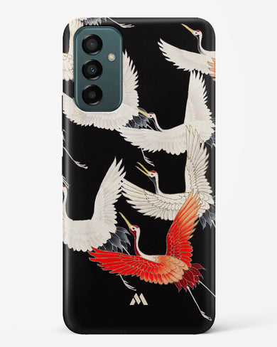 Furisode With A Myriad Of Flying Cranes Hard Case Phone Cover-(Samsung)