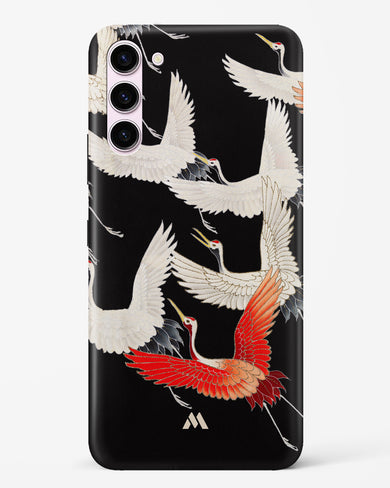 Furisode With A Myriad Of Flying Cranes Hard Case Phone Cover-(Samsung)