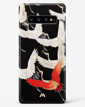 Furisode With A Myriad Of Flying Cranes Hard Case Phone Cover (Samsung)
