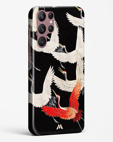 Furisode With A Myriad Of Flying Cranes Hard Case Phone Cover-(Samsung)