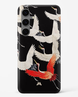 Furisode With A Myriad Of Flying Cranes Hard Case Phone Cover (Samsung)