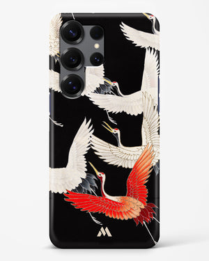Furisode With A Myriad Of Flying Cranes Hard Case Phone Cover (Samsung)