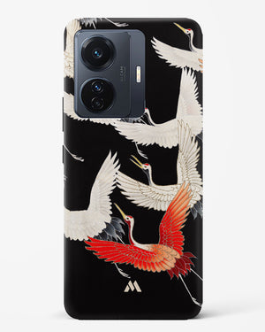 Furisode With A Myriad Of Flying Cranes Hard Case Phone Cover (Vivo)