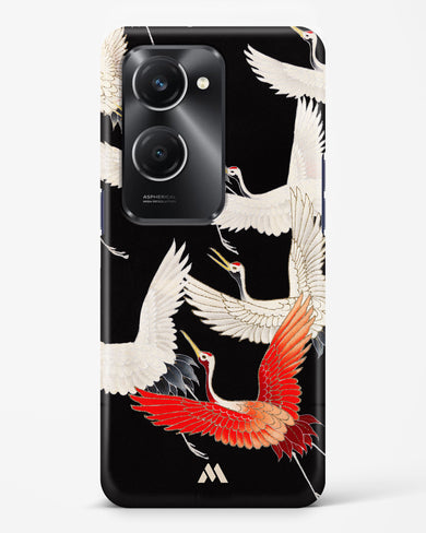 Furisode With A Myriad Of Flying Cranes Hard Case Phone Cover (Vivo)