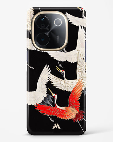 Furisode With A Myriad Of Flying Cranes Hard Case Phone Cover (Vivo)