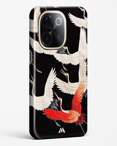 Furisode With A Myriad Of Flying Cranes Hard Case Phone Cover (Vivo)