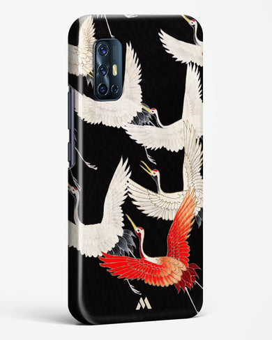 Furisode With A Myriad Of Flying Cranes Hard Case Phone Cover (Vivo)