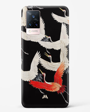 Furisode With A Myriad Of Flying Cranes Hard Case Phone Cover (Vivo)