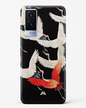 Furisode With A Myriad Of Flying Cranes Hard Case Phone Cover (Vivo)