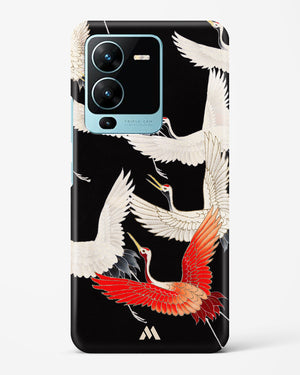 Furisode With A Myriad Of Flying Cranes Hard Case Phone Cover-(Vivo)