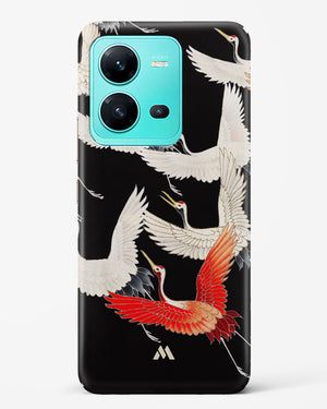 Furisode With A Myriad Of Flying Cranes Hard Case Phone Cover-(Vivo)